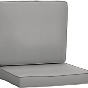 Outsunny Zitkussen-set Polyester Lichtgrijs