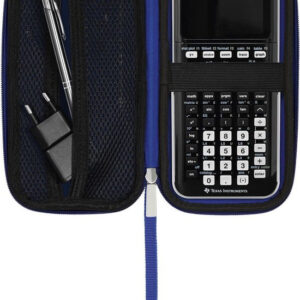 Esselte Universele Beschermhoes/Etui voor o.a. TI en Casio Rekenmachines - Gemaakt van Nylon - Blauw