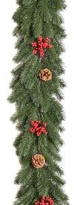 HOMCOM Kerstguirlande PE 190L x 12B x 8T cm Groen
