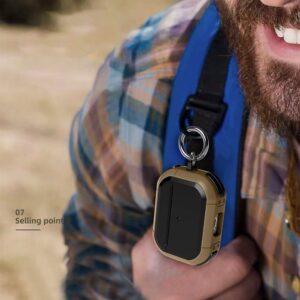 Cosoki Compatibel Airpods 2 & 1 hoesje met sleutelhanger ontwerp, hoes voor Airpods 2 & 1 compatibel