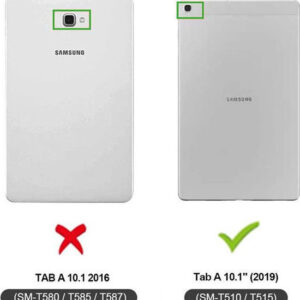 Samsung book cover - voor Samsung Galaxy Tab A 10.1 2019 - Zwart