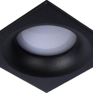 Lucide ZIVA - Inbouwspot Badkamer - 1xGU10 - IP44 - Zwart