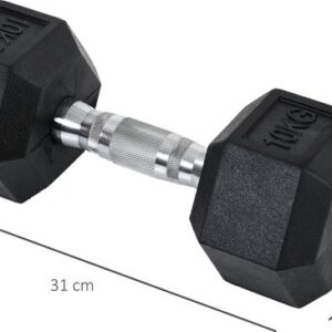 HOMCOM Set van 2 korte zeshoekige halters A91-019V01