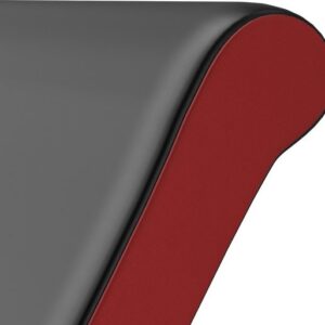 SPORTNOW Beinstrecker van staal, kunstleer - 105L x 95B x 80H cm - Zwart