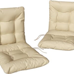 Outsunny Buiten zitkussen - Polyester, PP-katoen - 120L x 50B x 8H cm - Beige