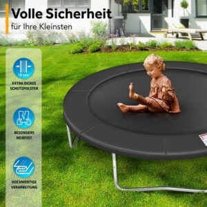 KIDUKU® randafdekking voor trampoline | 427 cm | slijtvast en UV-bestendig