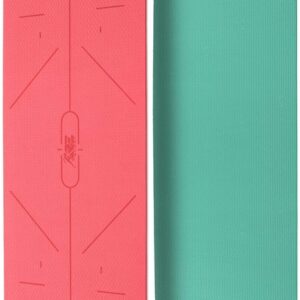 RE:Sport Yogamat Groen, ftalaatvrij, antislip, 183 x 61 x 0,6 cm met draagriem