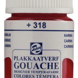 Talens plakkaatverf Extra Fijn flacon van 16 ml, karmijn