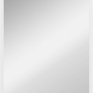 Homcom wandspiegel - MDF/glas - 50L x 2B x 70H cm - wit
