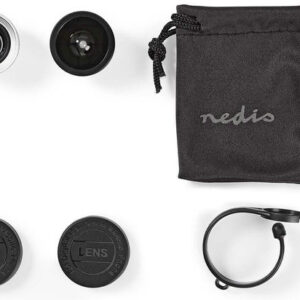 Nedis Set Cameralenzen - Gebruikt voor: Smartphone / Tablet - 3-in-1 - Type lens: Brede Hoek /