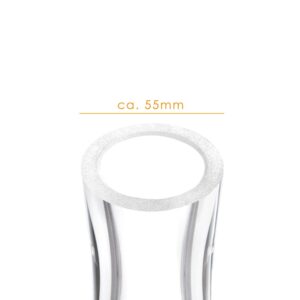 DILAW Genius shisha-bowl glas vervangglas Afmetingen: grote grootte hoogte: ca. 27cm Bowl zonder sch
