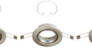 Briloner Leuchten RENG - inbouwarmatuur - set van 3 - GU10 fitting - IP23 - Ø8,6 x 6,5 cm
