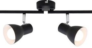 Briloner Leuchten CUP - plafondlamp - 4-lamps - E14 max. 25W - draaibare spots - zwart