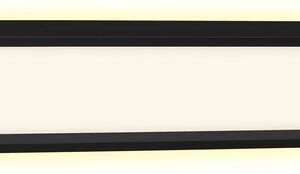 Briloner Leuchten - LED-plafondlamp met backlight-effect, 22 Watt, 3000 lumen, wit-zwart