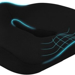 HOMCOM Zitkussen Polyester 44L x 39B x 13H cm Zwart