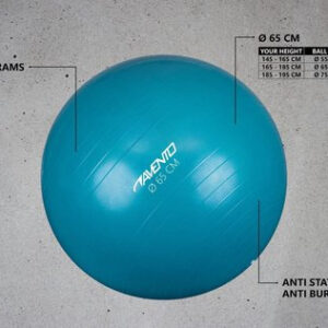 Avento Fitness/Gymbal - Ø 65 cm - Zwart