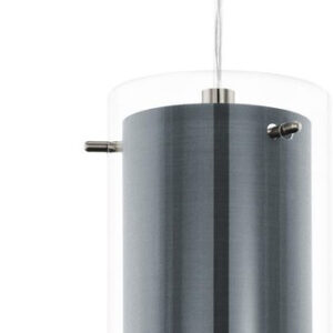 EGLO Pinto Textil Wandlamp - E27 - 44,5 cm - Grijs