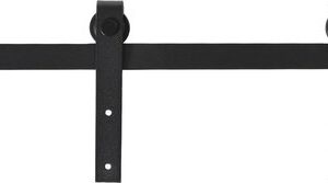 HOMCOM Enkele schuifdeur set met looprail van staal voor houten deuren B81-034