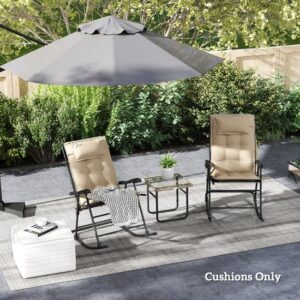 Outsunny - Ligbedkussen - Polyester - Beige