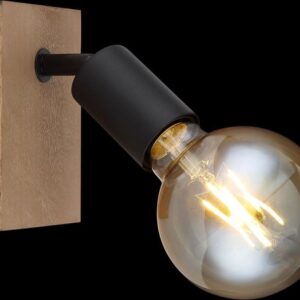 Wandlamp Globo Martha - Zwart