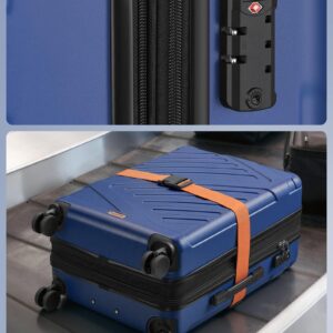 SONGMICS Hardcase Reiskoffer met TSA-slot, 45 x 25 x 65 cm, ABS