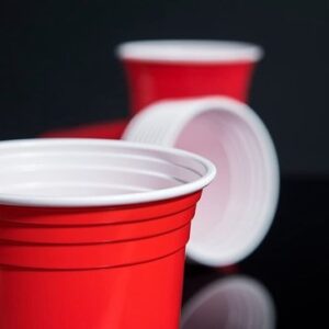 TRESKO® blauwe partybekers 100 stuks | extra sterke bierpong bekers 473 ml