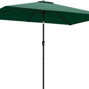Outsunny Terrasparasol - Polyester, Metaal - 300L x 200B x 235H cm - Groen