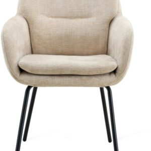 Eetkamerstoel Livia Naturel Taupe