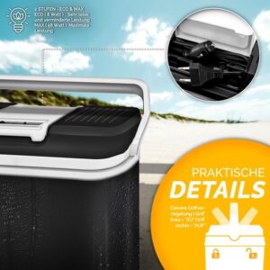 Tillvex elektrische koelbox 24L | Mini-koelkast voor auto en camping | Koelt & verwarmt