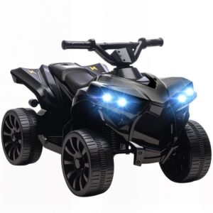 AIYAPLAY Elektrisch Kinderauto Metaal, Kunststof 70L x 42B x 45H cm Zwart