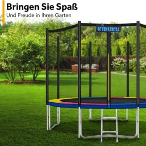 KIDUKU® randafdekking voor trampoline | Ø 305 cm | slijtvast en 100% UV-bestendig