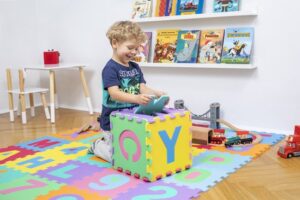KIDUKU® 86-delige puzzelmat voor kinderen met cijfers en letters, 31,5 x 31,5 cm per stuk