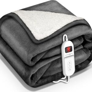 sinnlein® Elektrische Deken 200x180cm met Automatische Uitschakeling en 9 Temperatuurniveaus