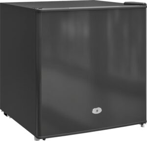 HOMCOM Vrieskist van Staal en Kunststof, 47L x 44,2B x 48,8H cm, Zwart