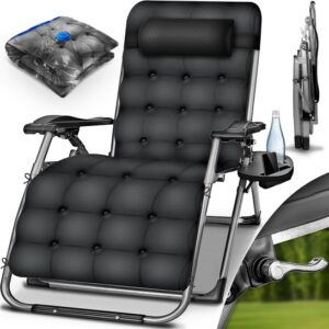 tillvex® Opvouwbare Ligstoel tot 200kg | Weerbestendig Zonnebed voor Tuin &amp; Balkon