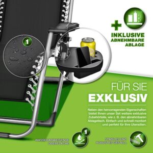 tillvex® Opvouwbare Ligstoel tot 200kg | Weerbestendig Zonnebed voor Tuin & Balkon