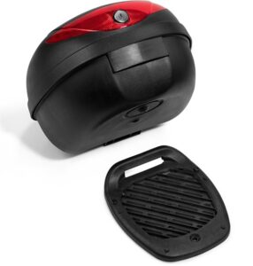 TRESKO® motor- en helmkoffer, 24 liter, universele topcase voor scooters en quads