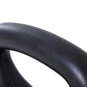 HOMCOM 12 kg Kettlebell - Sandgevuld met breed antislip handvat voor training, zwart