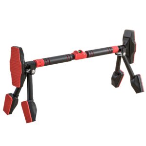 SPORTNOW Verstelbare Optrekstang voor Deur Zwart 80-110x14x28cm