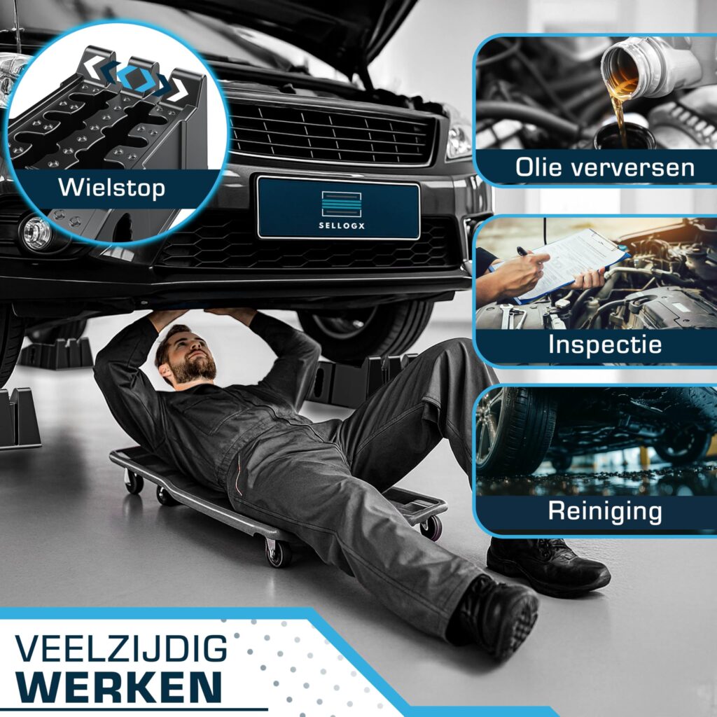 SELLOGX Oprijplaten voor auto 2 stuks | 5T zware kwaliteit antislip oprijrampen