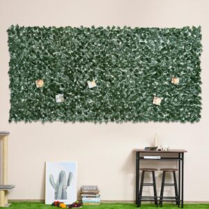 Outsunny Kunstmatige heg, inkijkbescherming, 3 m x 1,5 m, realistisch groen blad, UV-bescherming