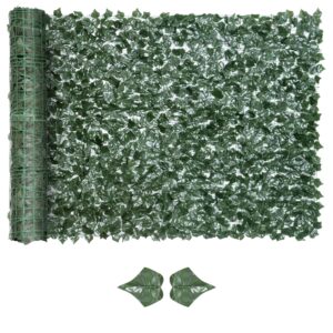 Outsunny Kunstmatige heg, inkijkbescherming, 3 m x 1,5 m, realistisch groen blad, UV-bescherming