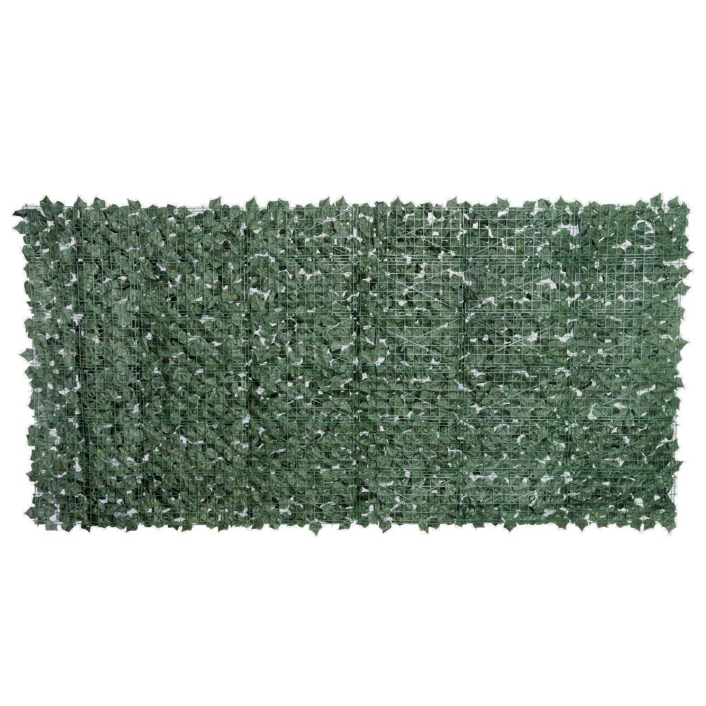 Outsunny Kunstmatige heg, inkijkbescherming, 3 m x 1,5 m, realistisch groen blad, UV-bescherming
