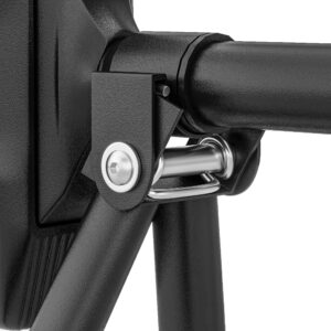 SPORTNOW Verstelbare Optrekstang voor Deur Zwart 80-110x14x28cm