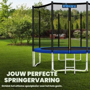 KIDUKU® vervangend veiligheidsnet voor trampoline Ø 305 cm (6 stangen)