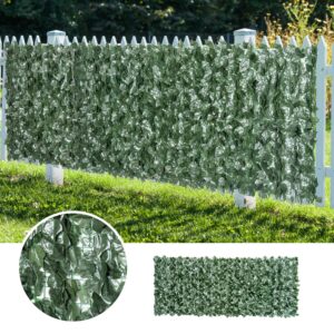 Outsunny Kunstmatige heg, inkijkbescherming, 3 m x 1,5 m, realistisch groen blad, UV-bescherming