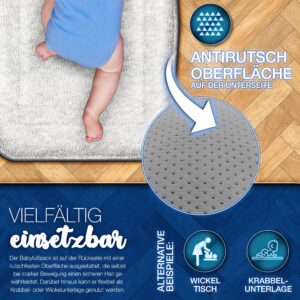 KIDUKU Wintervoetenzak voor kinderwagen - Wasbare voetenzak met ritssluiting, Jeans grijs