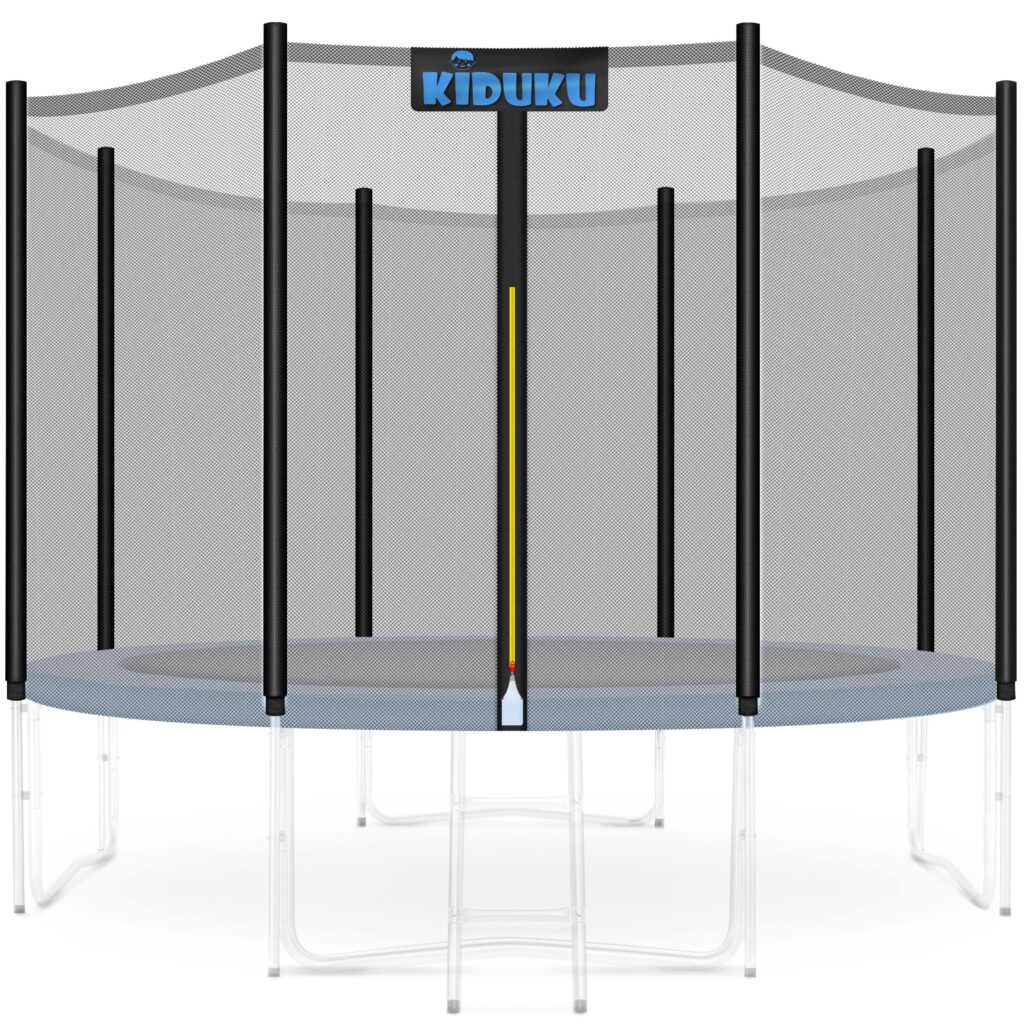 KIDUKU® vervangend veiligheidsnet voor trampoline Ø 244 305 366 427 cm (427 cm, 8 stangen)